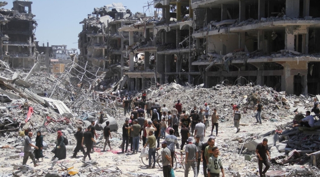 BM: "Gazze'de 87 bin konut tamamen yıkıldı"